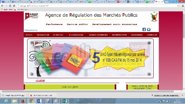 L’ARMP met en ligne un nouveau site Internet Site ARMP